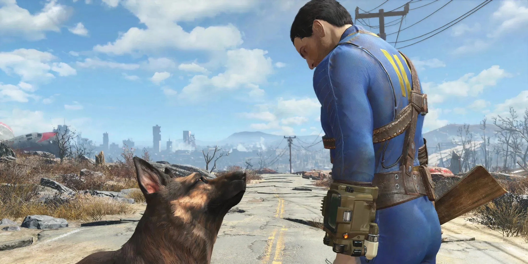 Fallout 4: único superviviente con perro