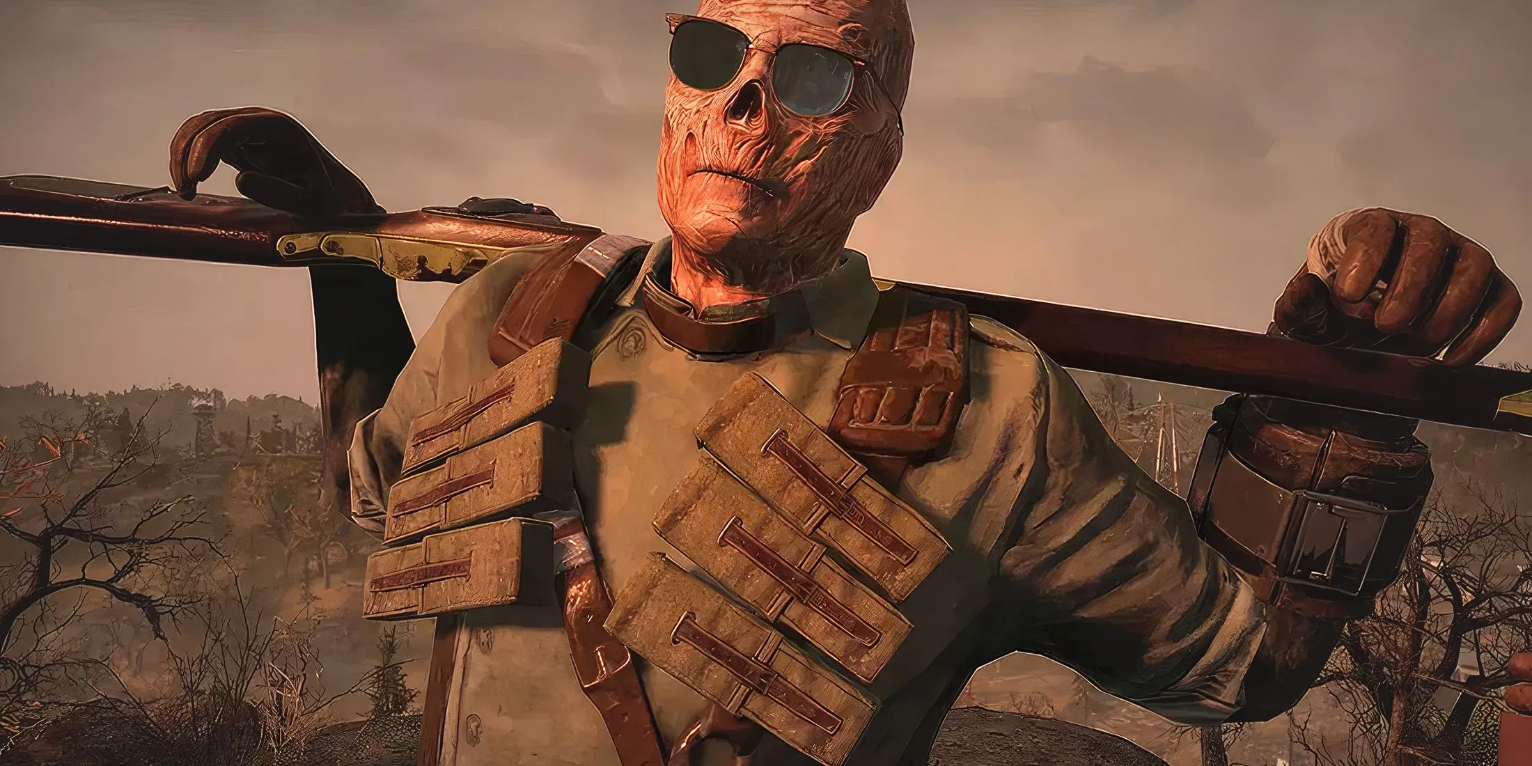 Personagem Ghoul em Fallout 76