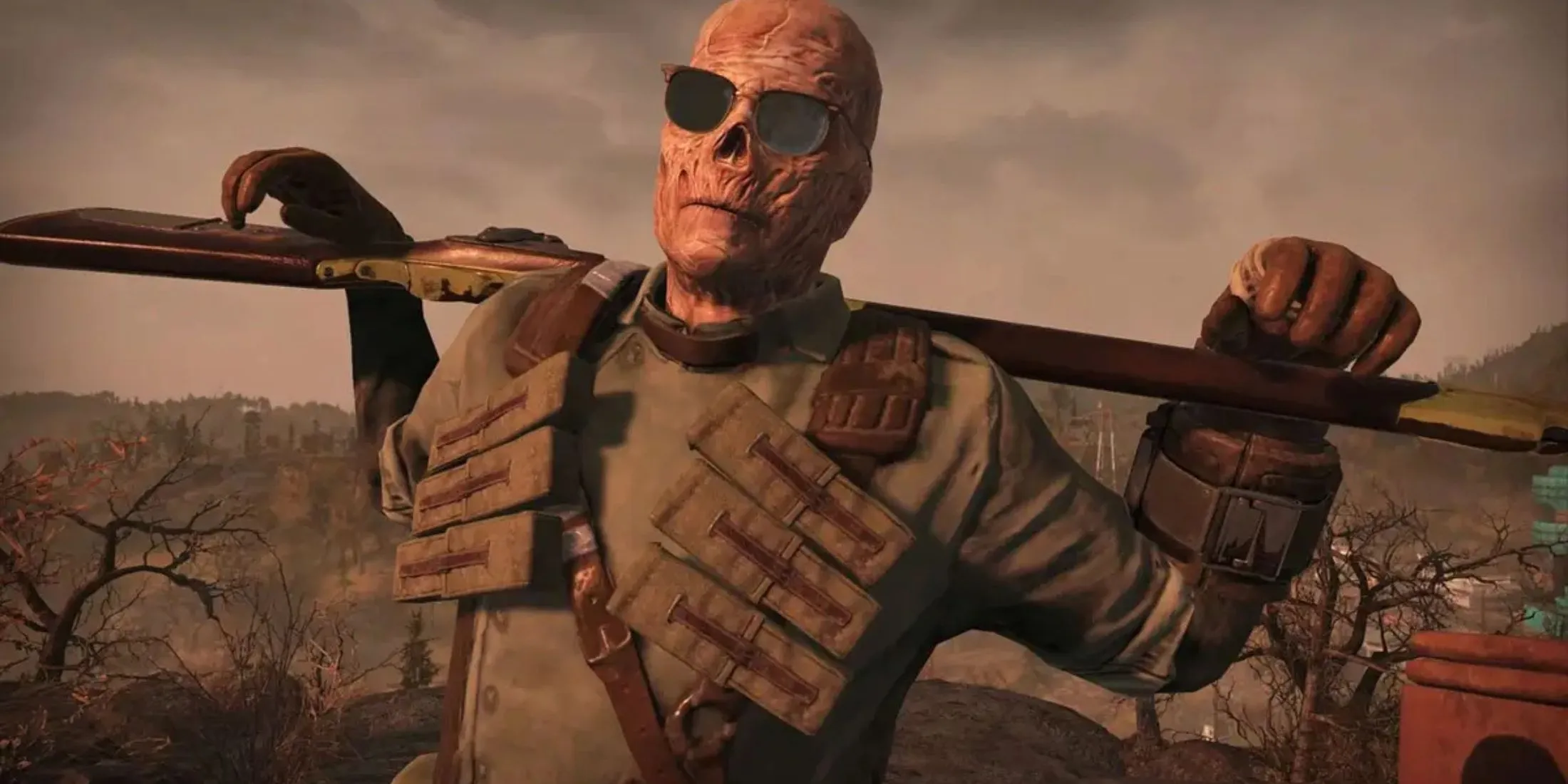 Personagem Ghoul em Fallout 76