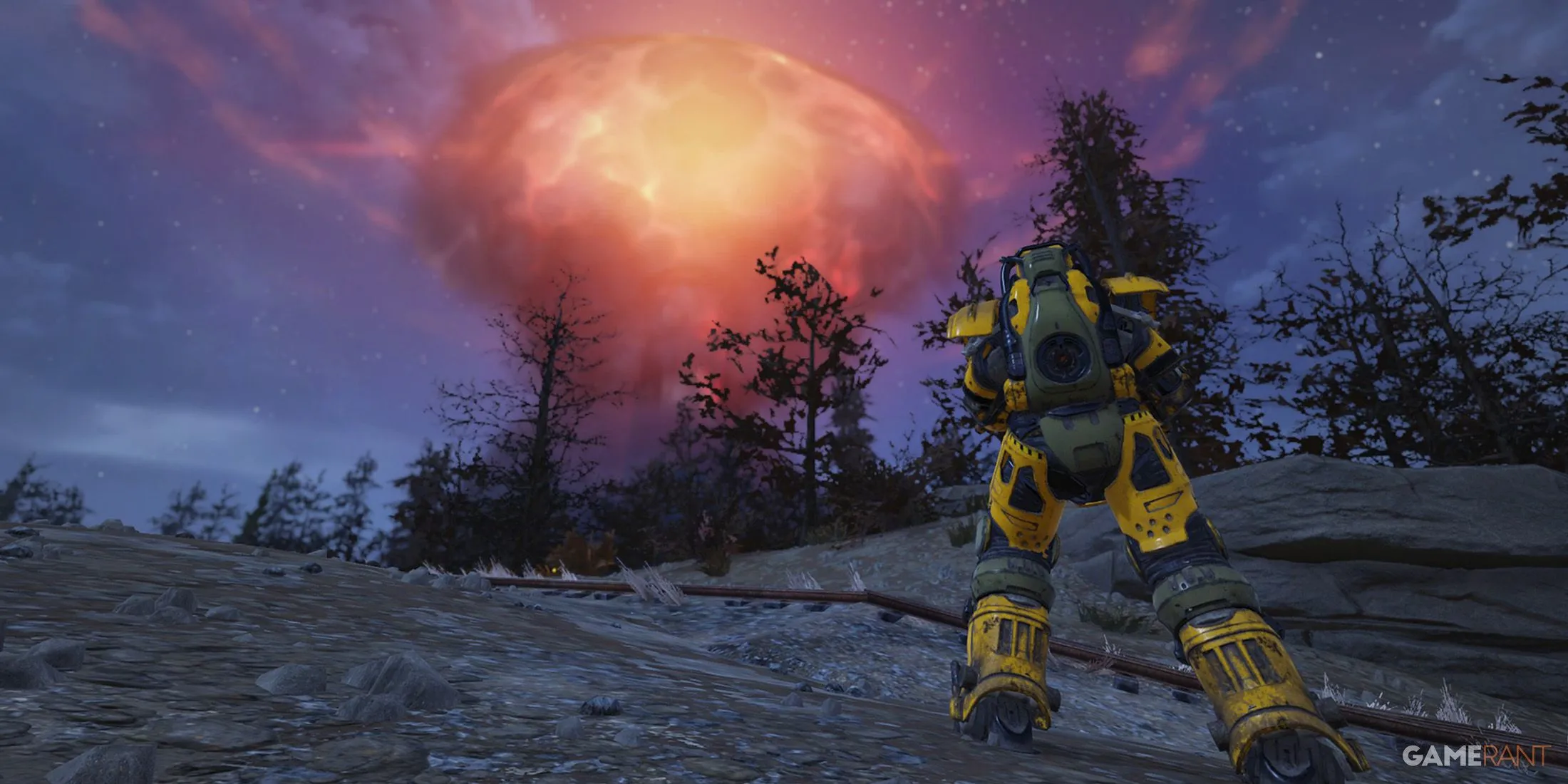 Detonacja bomby atomowej w Fallout 76