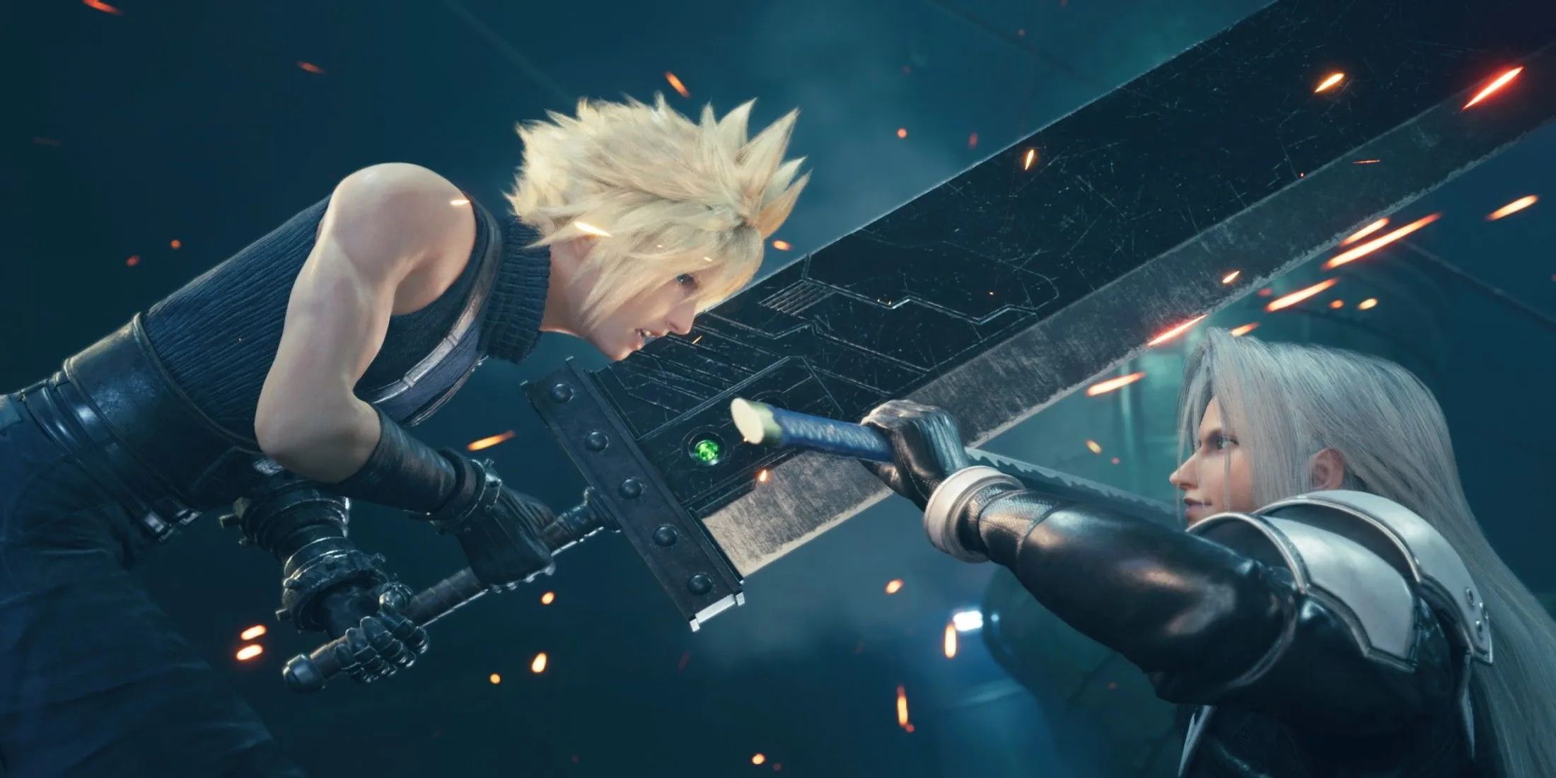 Affrontement entre Cloud et Sephiroth