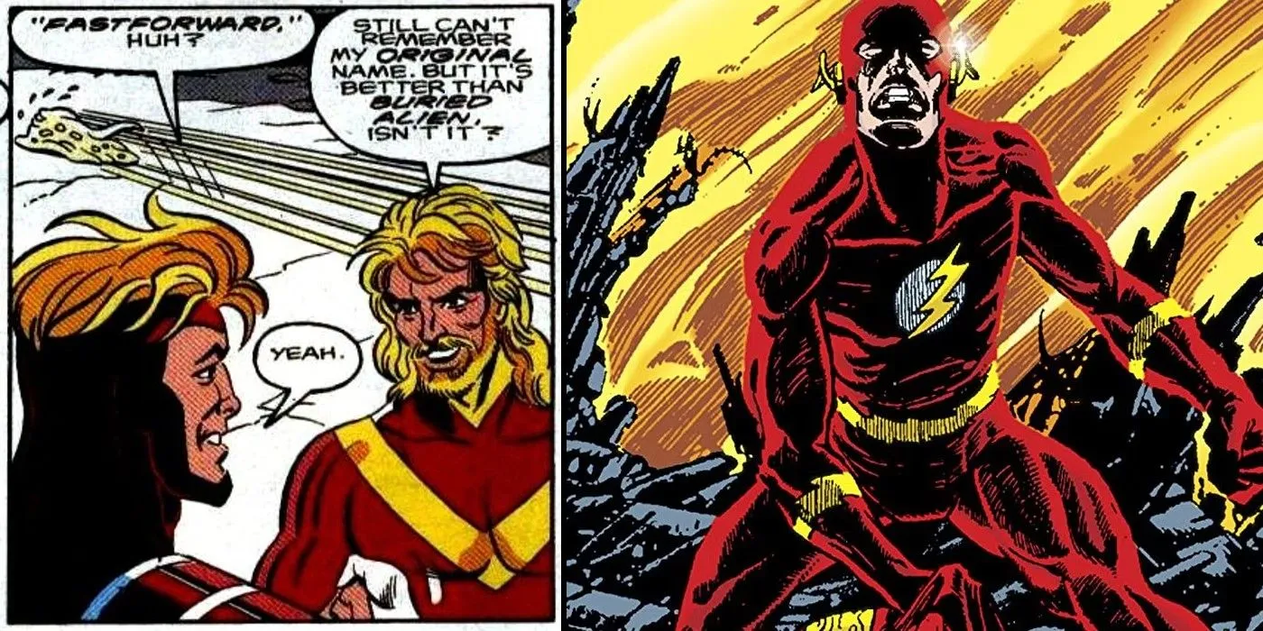 Flash enterré alien marvel 2