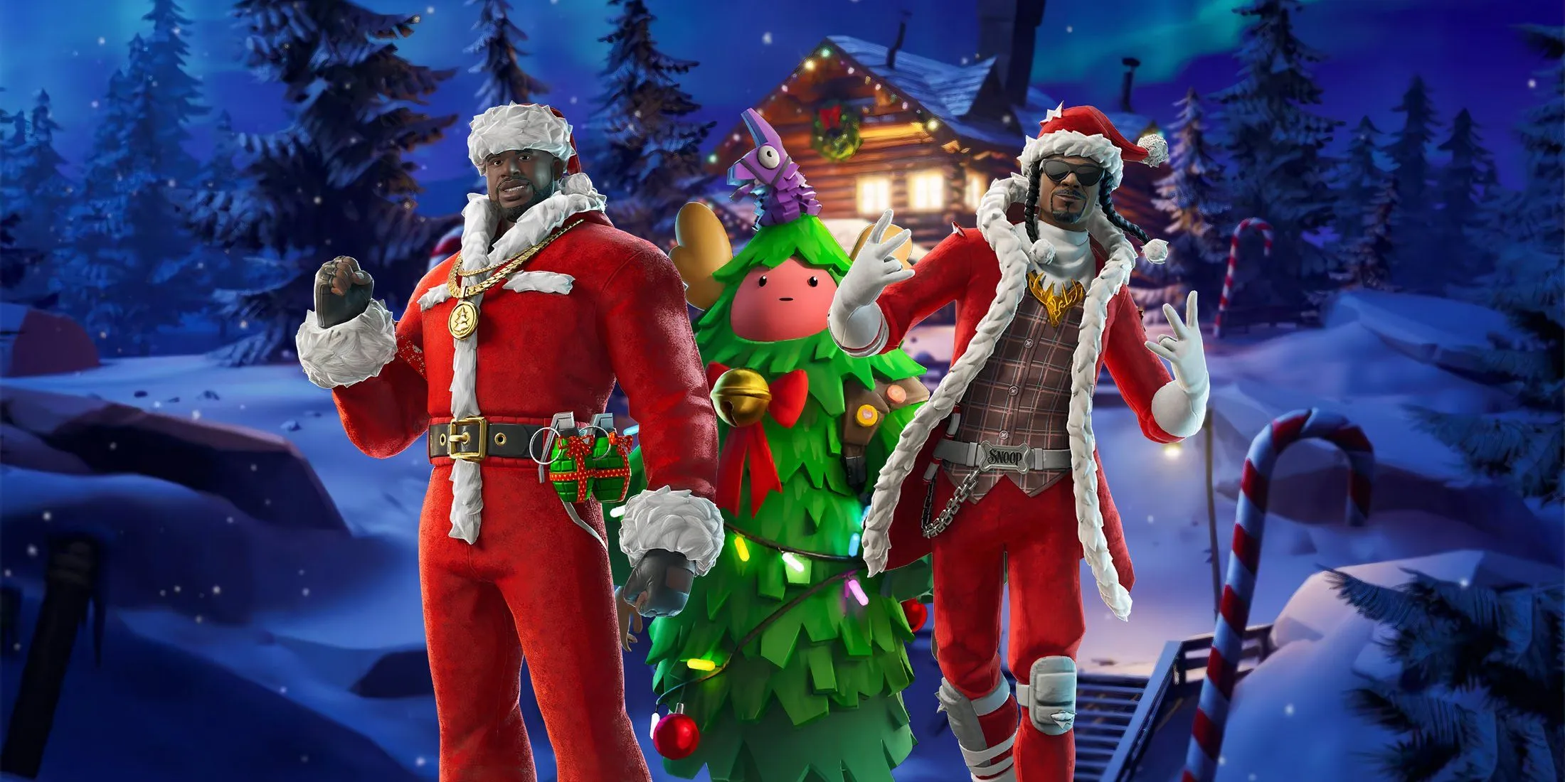 Todas las recompensas del festival de invierno de Fortnite, incluido Santa Dogg