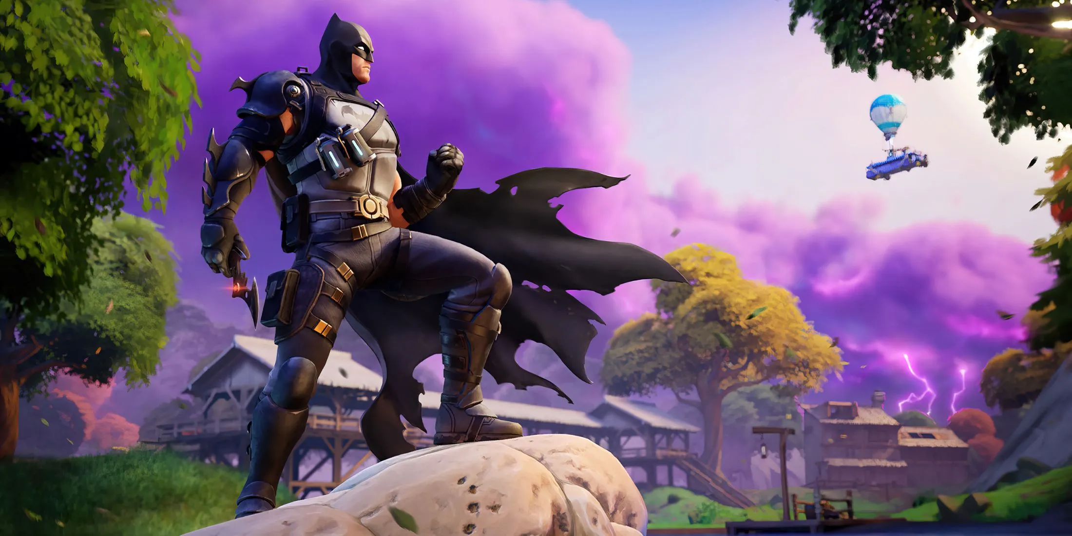 Fortnite Batman Battle Bus