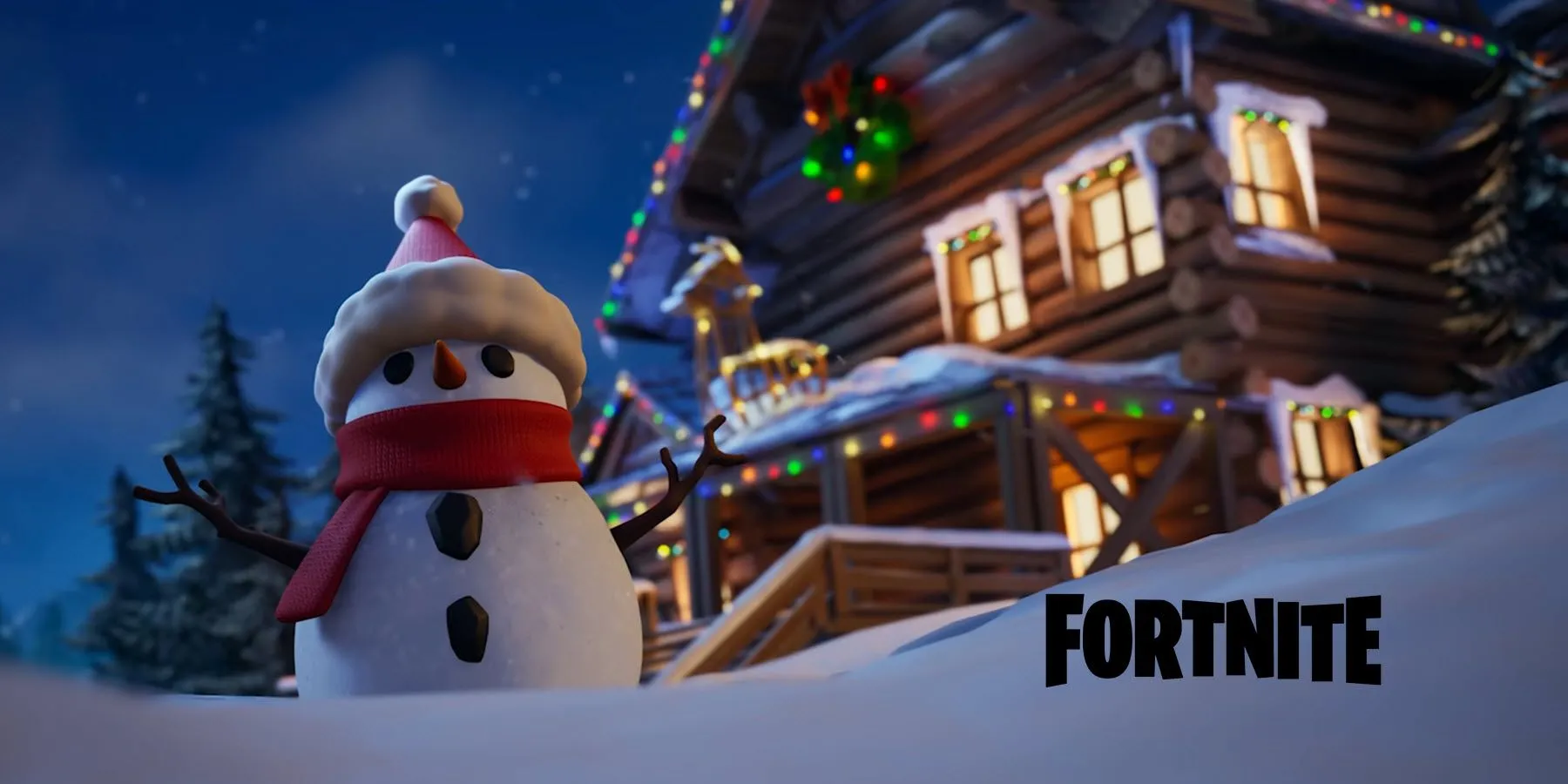 Decorações de Natal Fortnite