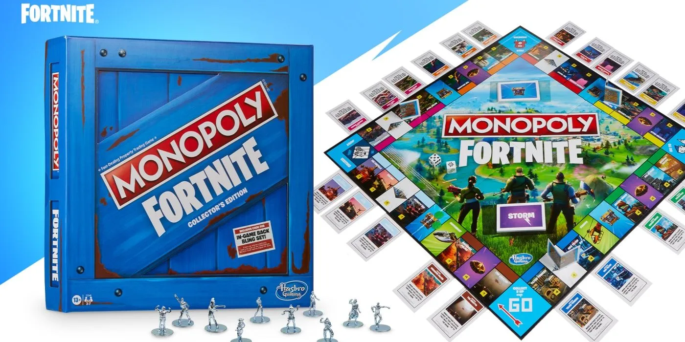 Quadro Fortnite Monopoly Collector's Edition