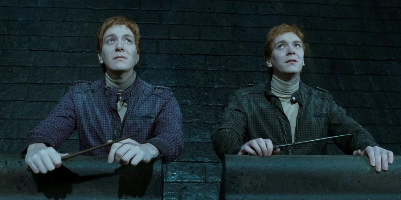 Fred and George Weasley in Deathly Hallows.