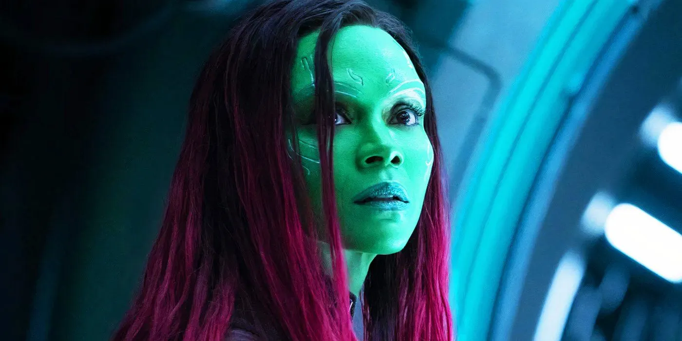 Gamora in the Guardians Ship