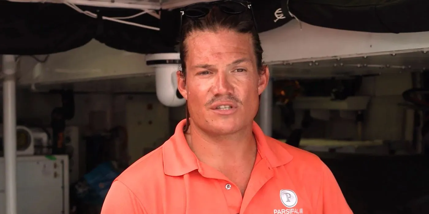 Gary King im Bild von der Segelyacht Below Deck