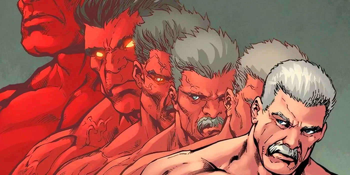 El general Ross se transforma en Hulk Rojo