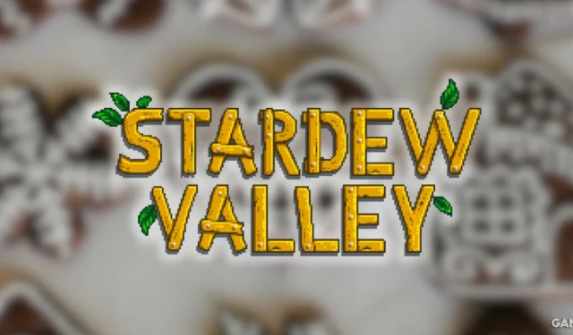 Stardew Valley ファンが作ったスタードロップ サルーンのジンジャーブレッド バージョン