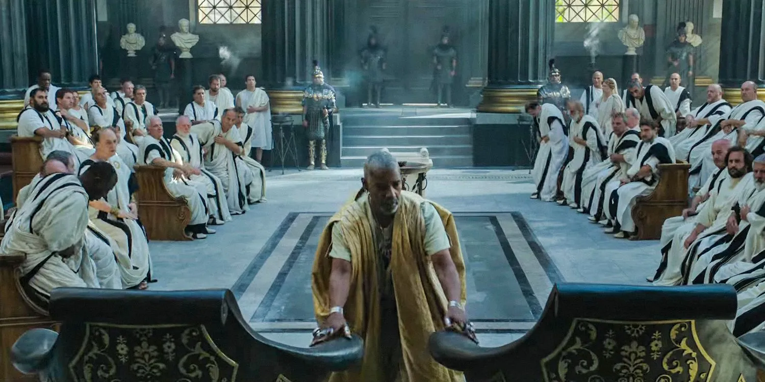 Denzel Washington in Gladiator II