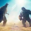 Número total de lutas vencidas por cada Kaiju nos filmes de Godzilla