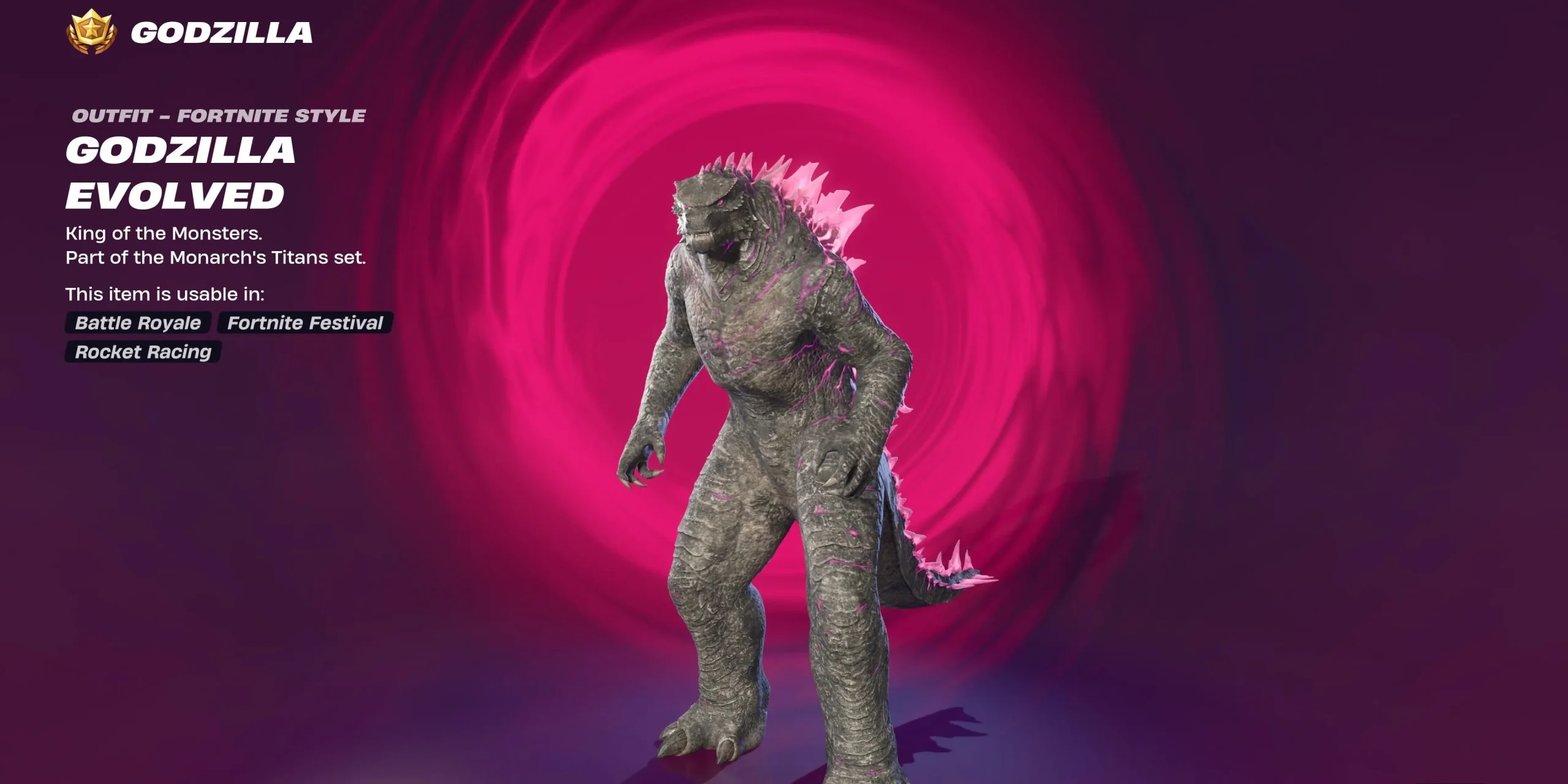 Godzilla-Skin in Fortnite