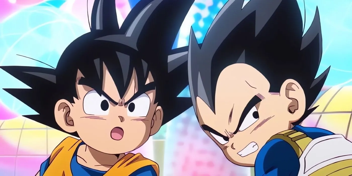 Goku e Vegeta da bambini