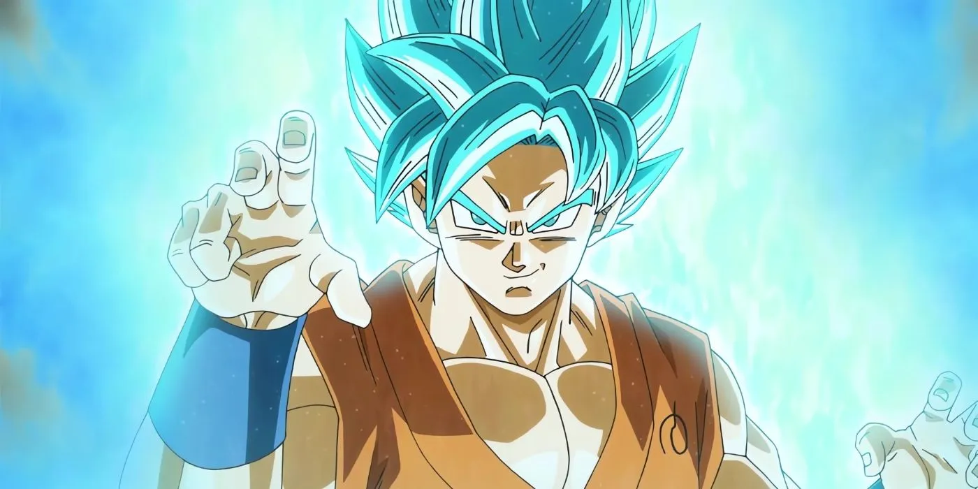 Goku kämpft als Super-Saiyajin Blue