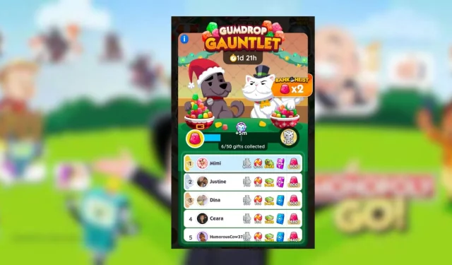 Monopoly GO : récompenses et étapes clés pour Gumdrop Gauntlet