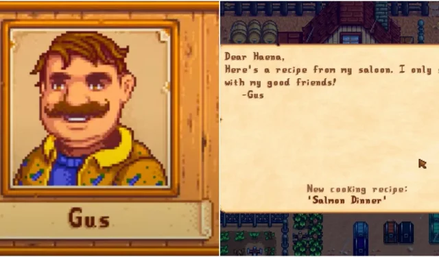 Stardew Valley Guide: Tips for Befriending Gus