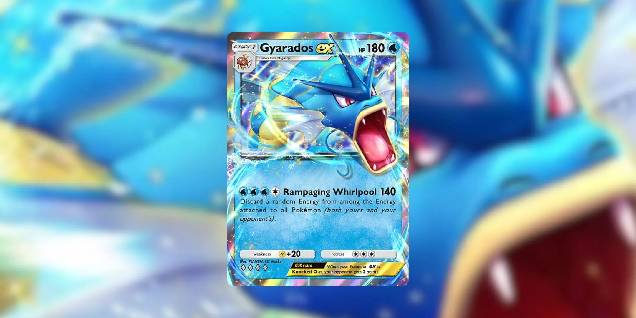 Gyarados ex-Cartão