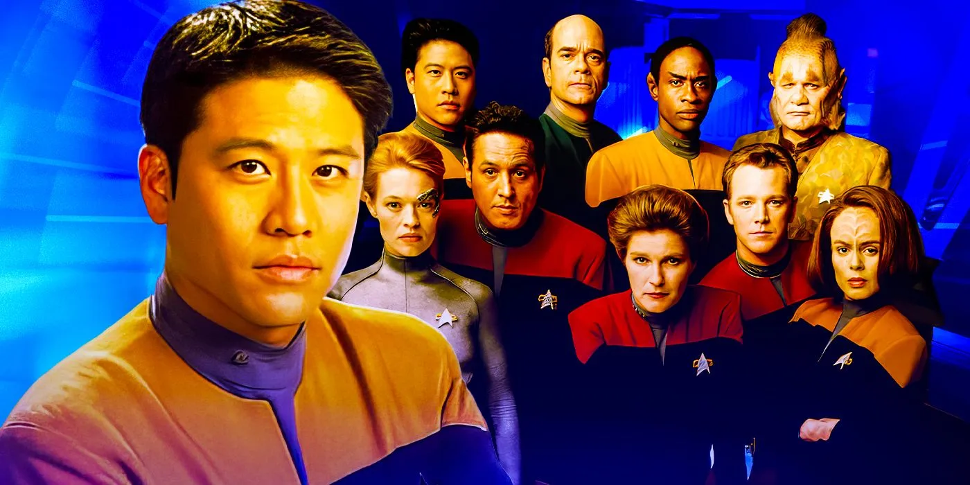 Harry Kim und die Besetzung von „Star Trek: Voyager“.