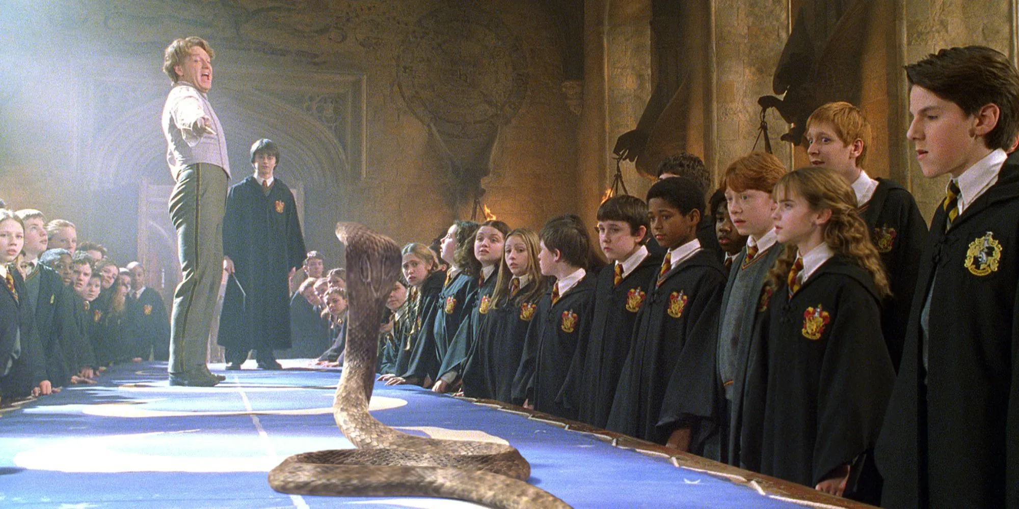 Harry Potter's encounter with snakes.