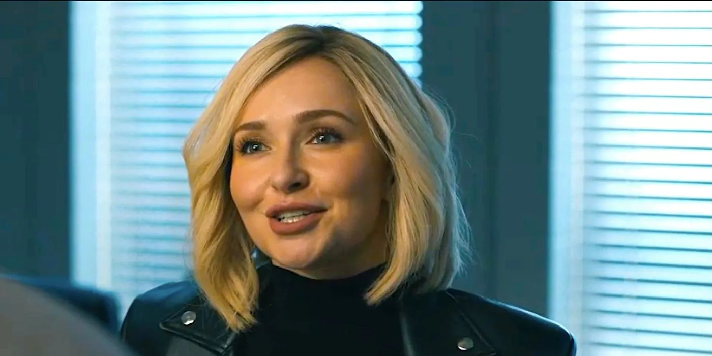 Kirby, interprété par Hayden Panettiere, sourit dans Scream VI