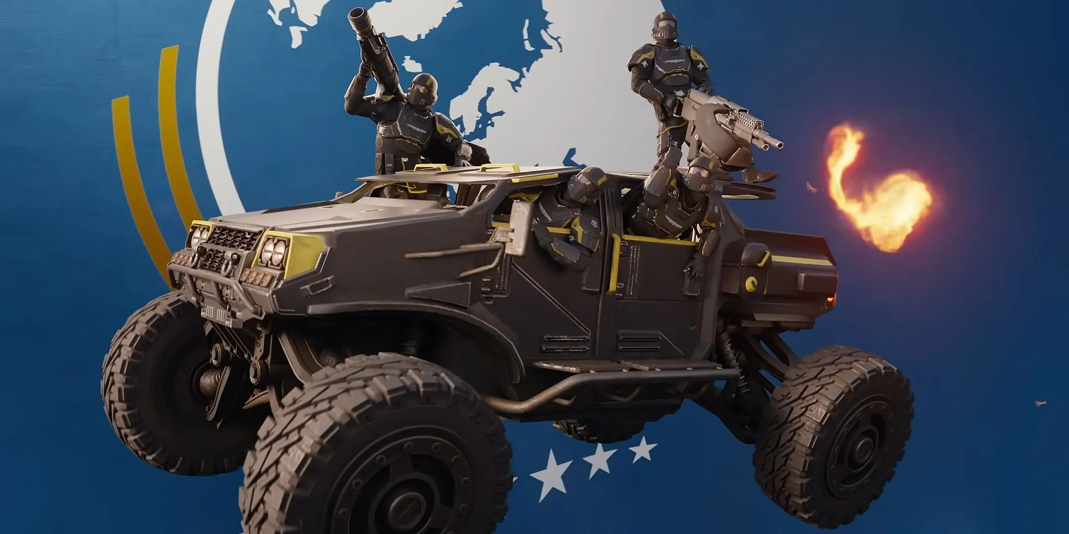 Helldivers 2 FRV Jeep