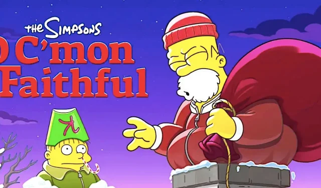 Das neue Weihnachts-Special der Simpsons präsentiert ein urkomisches Komiker-Duo, das man selten zusammen sieht