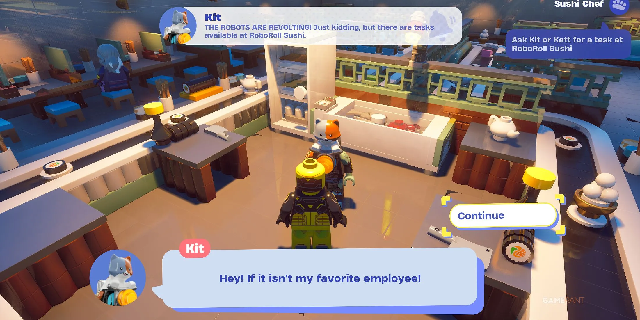 Getting a Job in LEGO Fortnite Brick Life