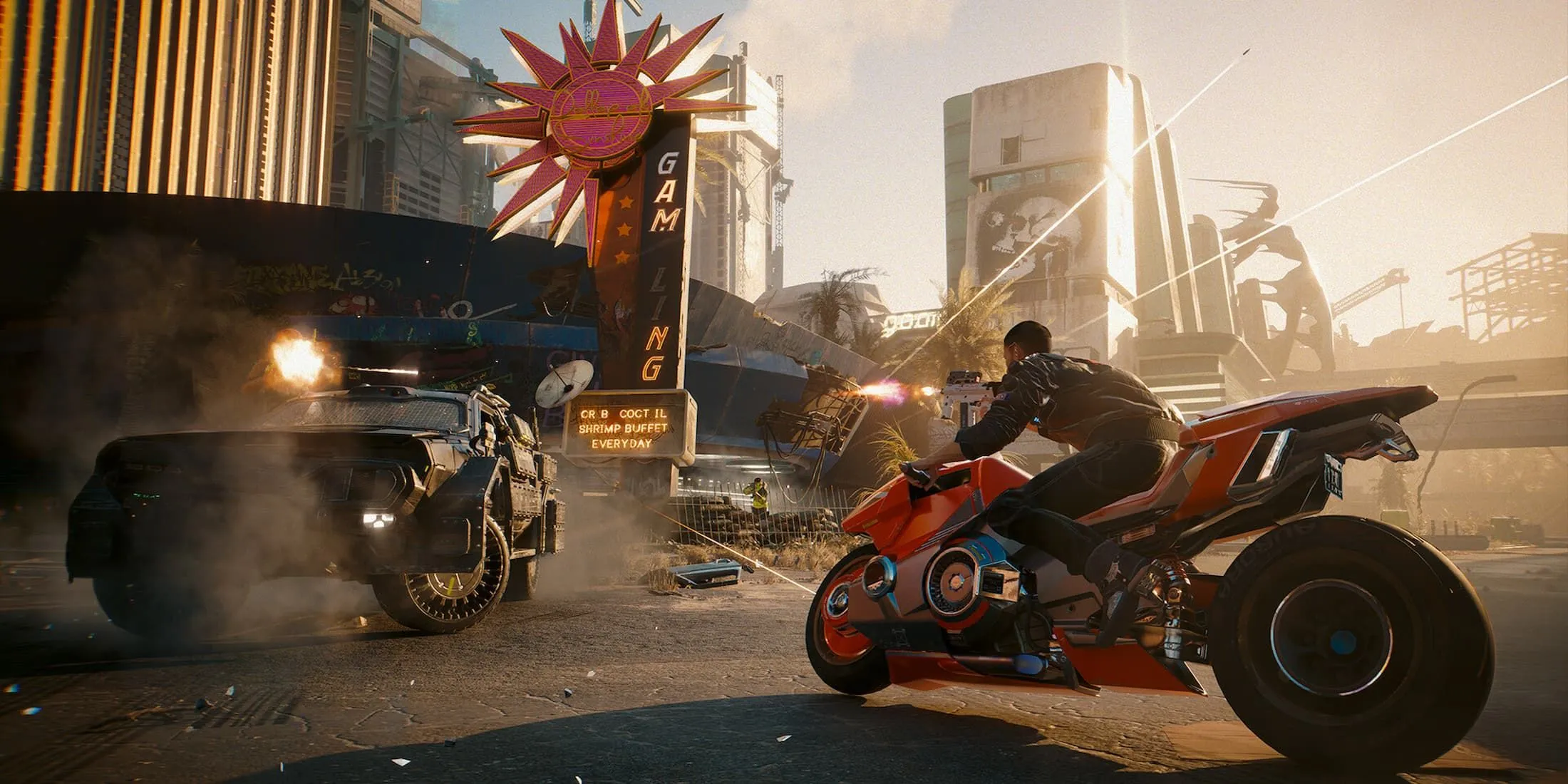 Action Scene in Cyberpunk 2077