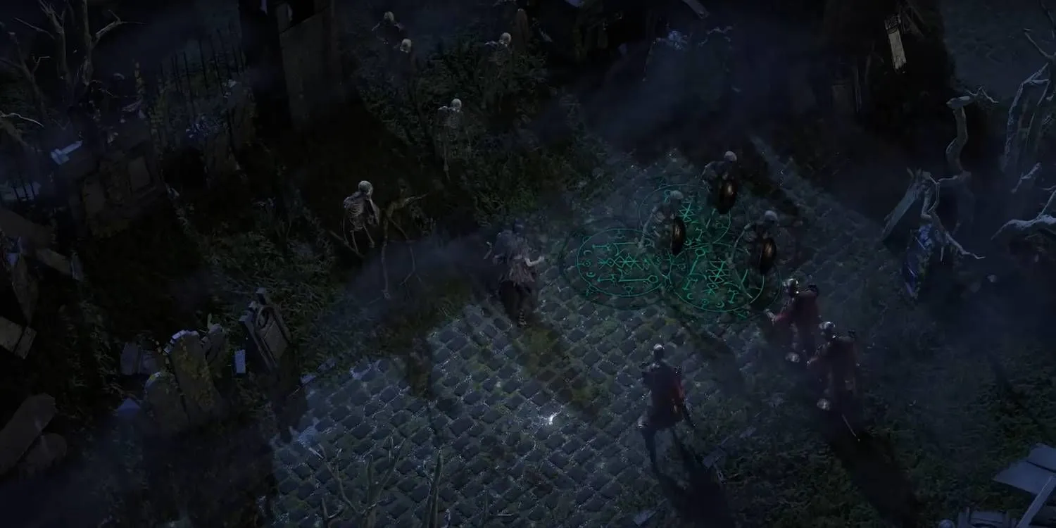 Gameplay scene in Path of Exile 2