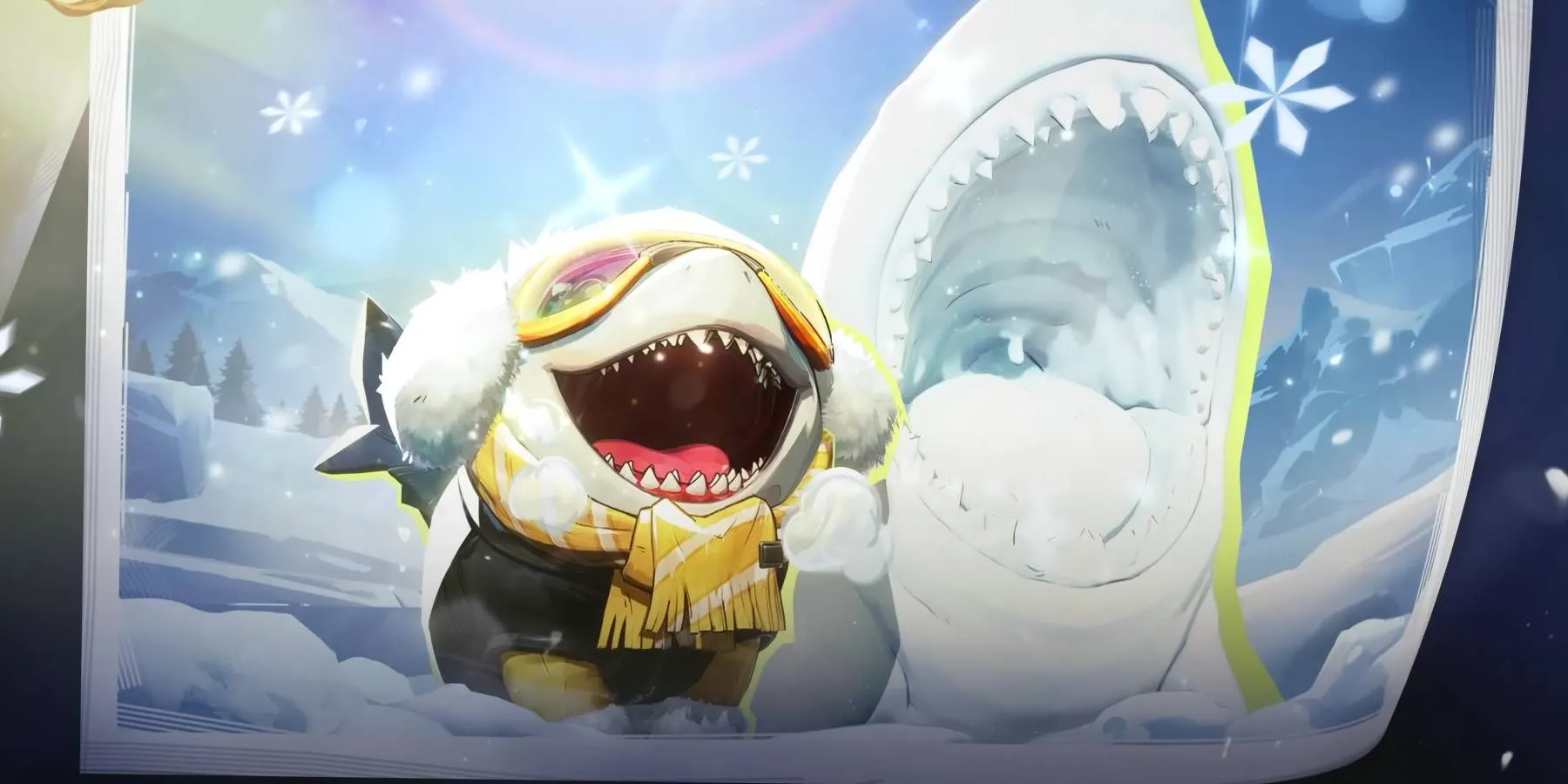 Marvel Rivals : Jeff le requin terrestre dans le costume de Fuzzlefin en peluche