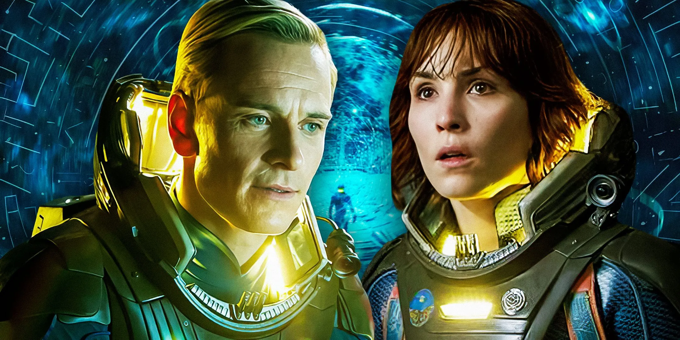 Michael Fassbenders David und Noomi Rapaces Shaw in Prometheus