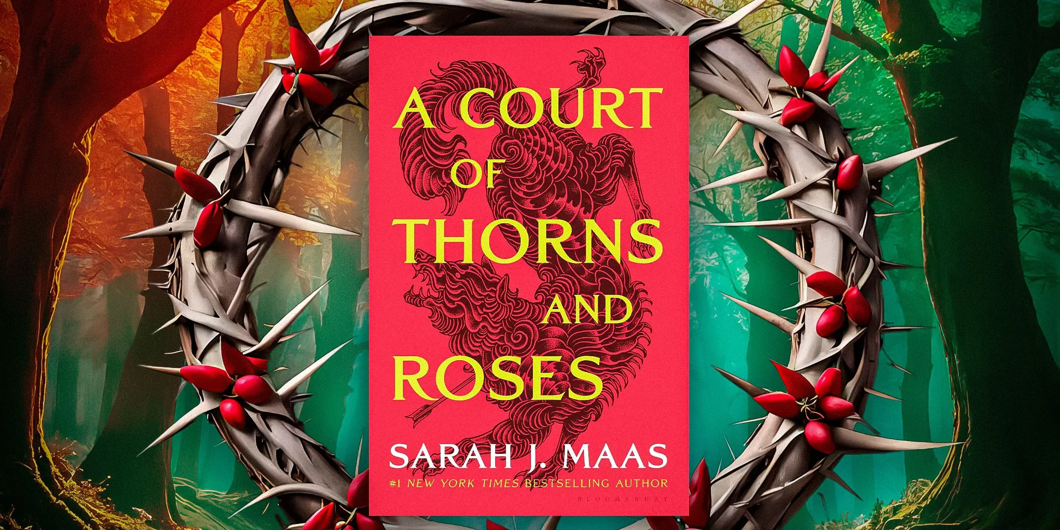 Capa do livro A Court of Thorns and Roses