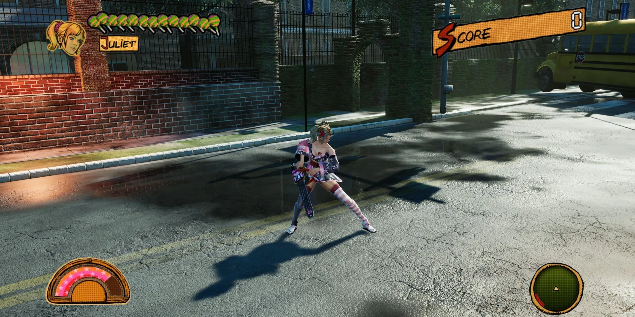 Captura de pantalla de Lollipop Chainsaw