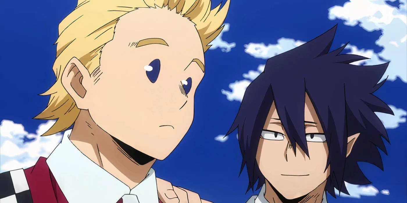 Momento de amistad entre Mirio y Tamaki