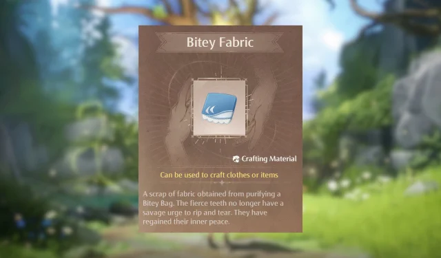 Infinity Nikki Guide: Tipps zum Erhalt von Bitey Fabric