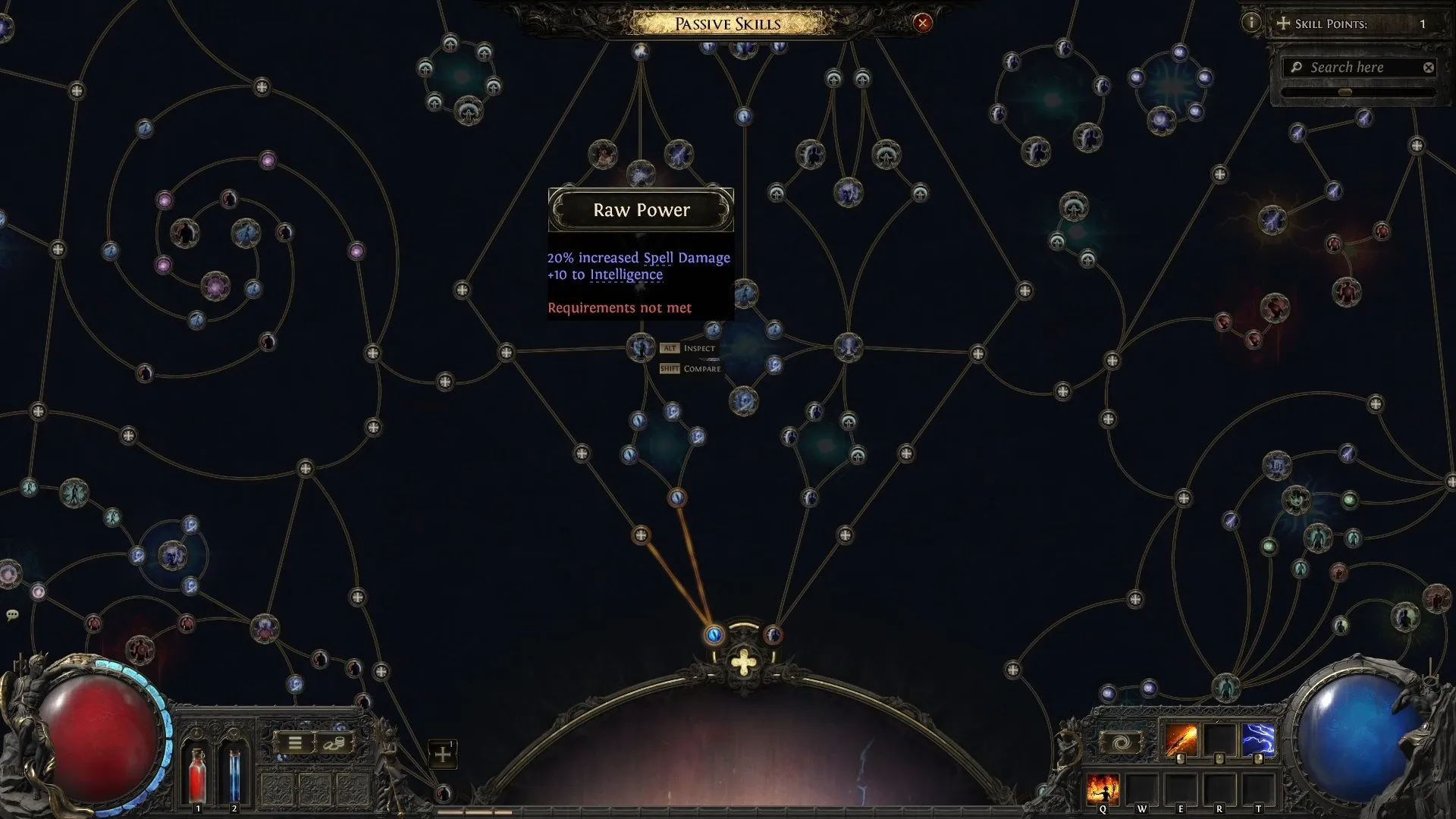 Mejora de inteligencia en Path of Exile 2