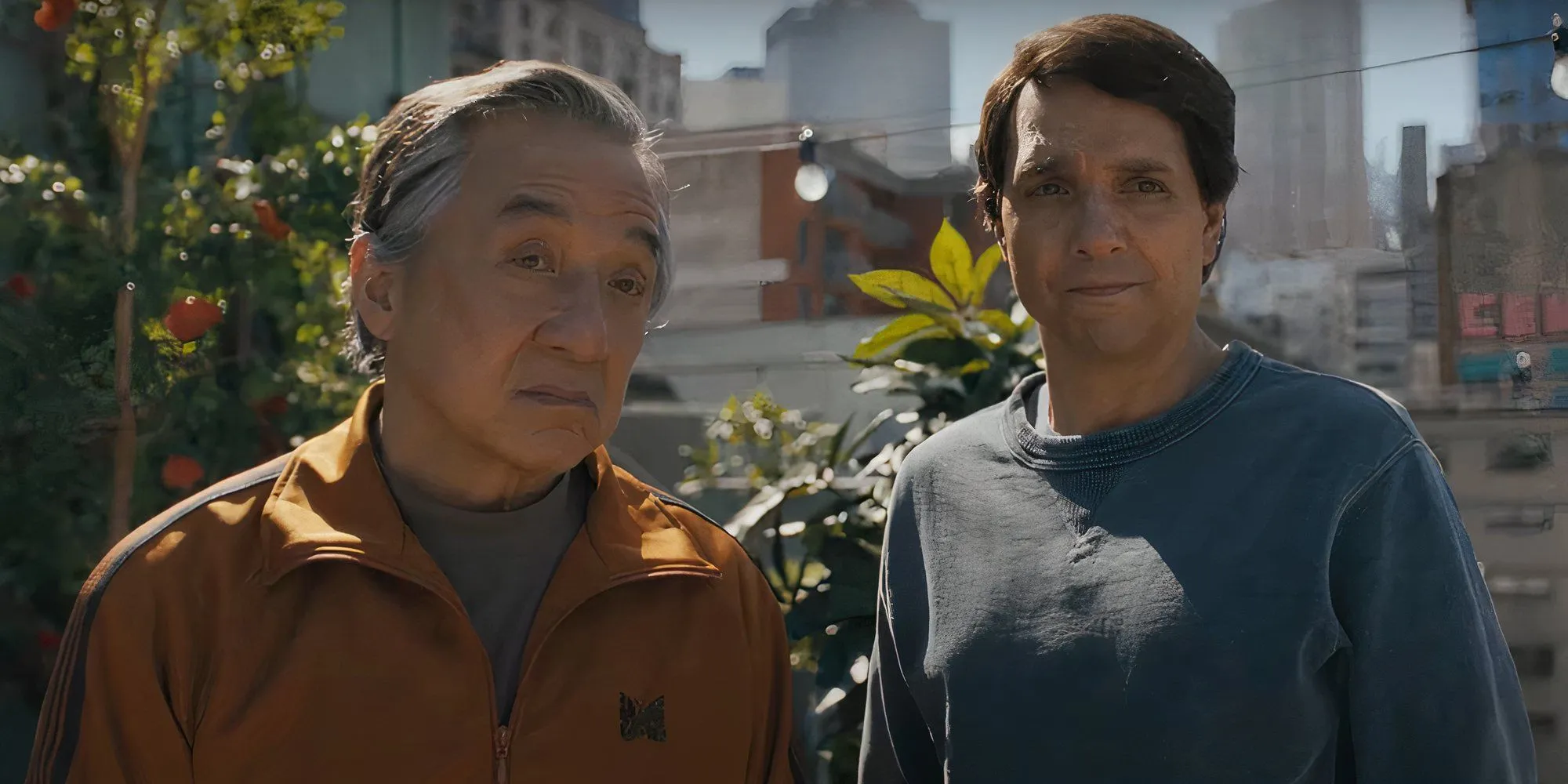 Jackie Chan e Ralph Macchio em Karatê Kid: Lendas