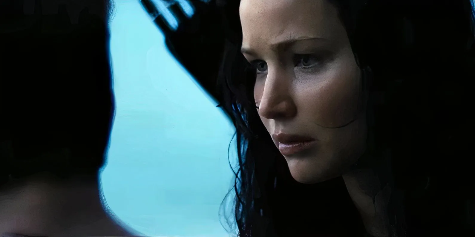 Jennifer Lawrence as Katniss in Catching Fire