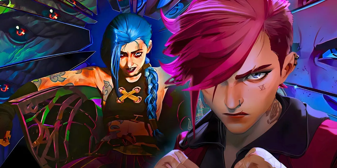 Jinx y Vi de la temporada 2 de Arcane