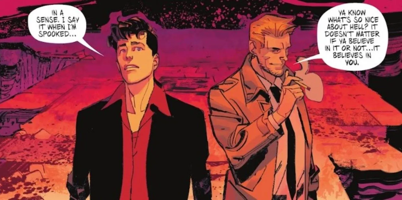 John Constantine z Dylanem Dogiem w piekle