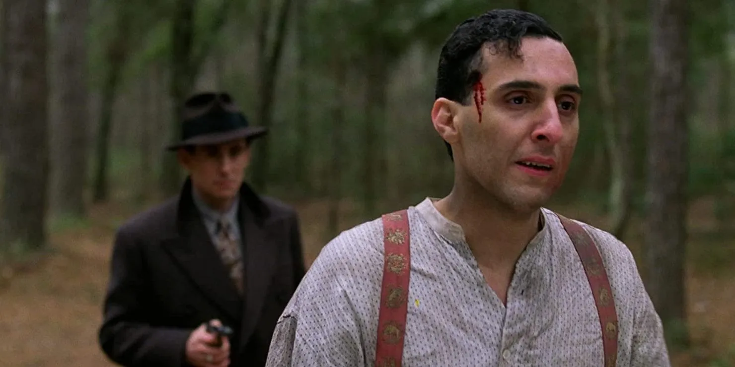 John Turturro w lesie w Miller's Crossing