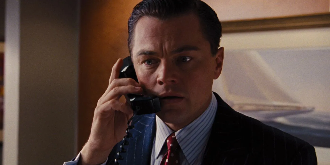 Leonardo DiCaprio in Wolf of Wall Street