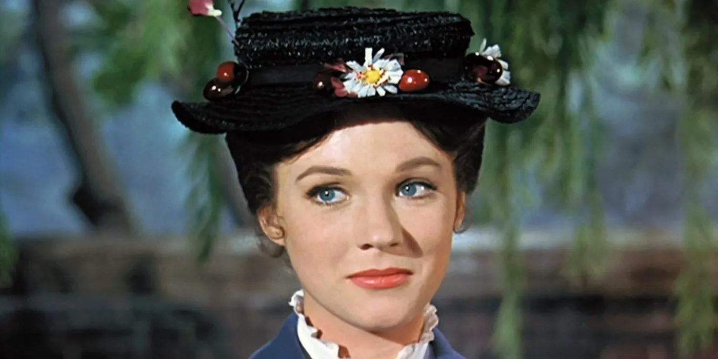 Julie Andrews dans le rôle de Mary Poppins