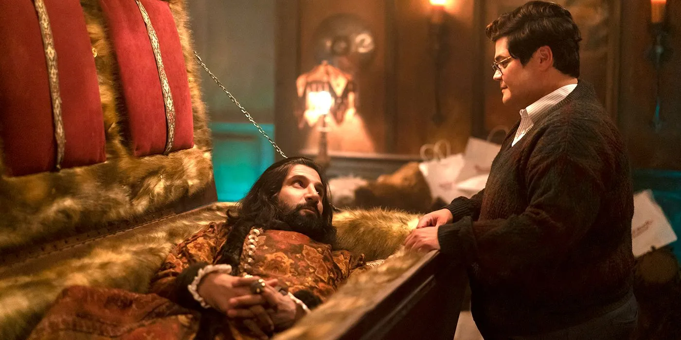 Guillermo wakes up Nandor in What We Do In The Shadows