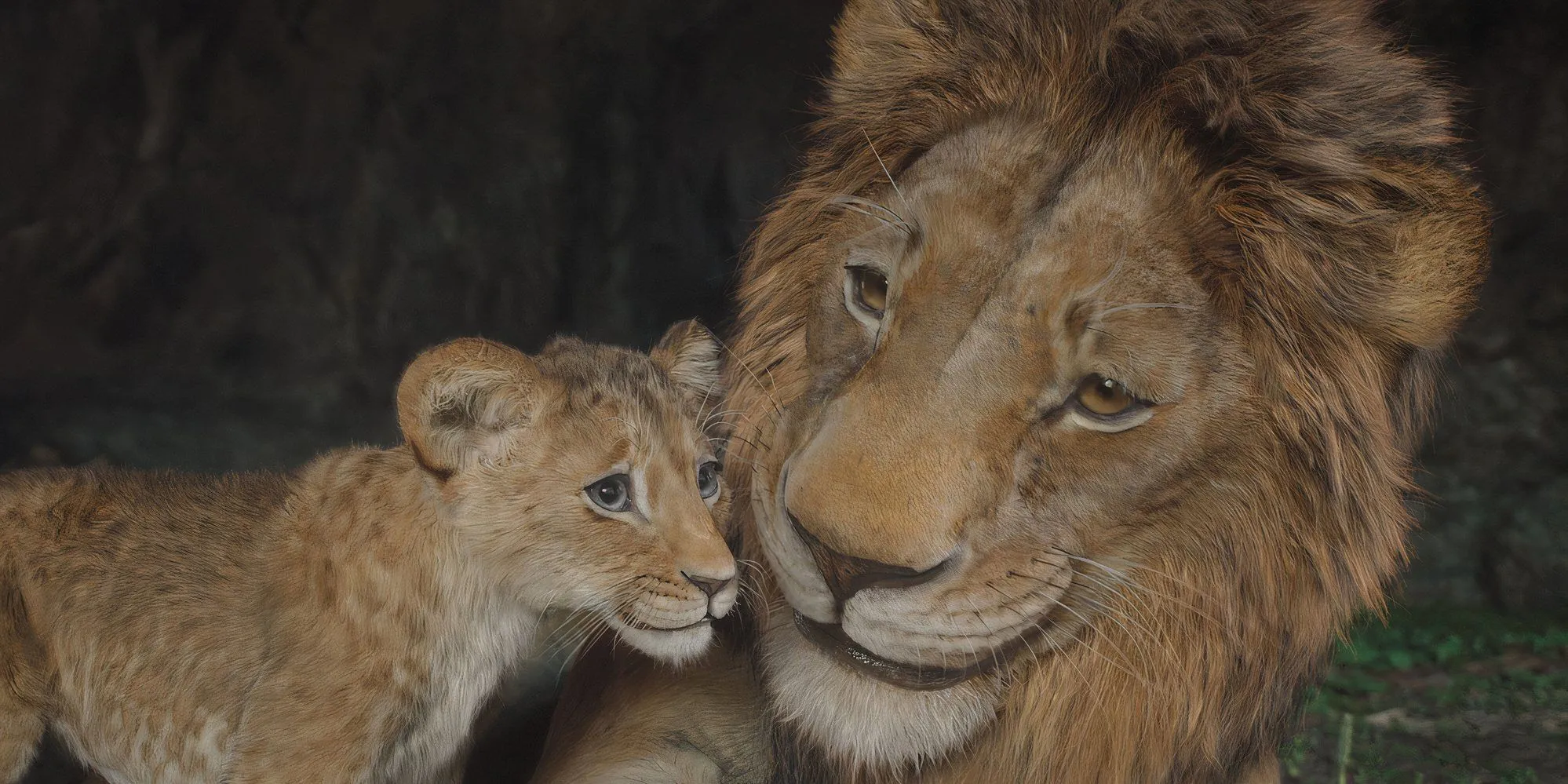 Kiara mit Simba in Mufasa, der König der Löwen