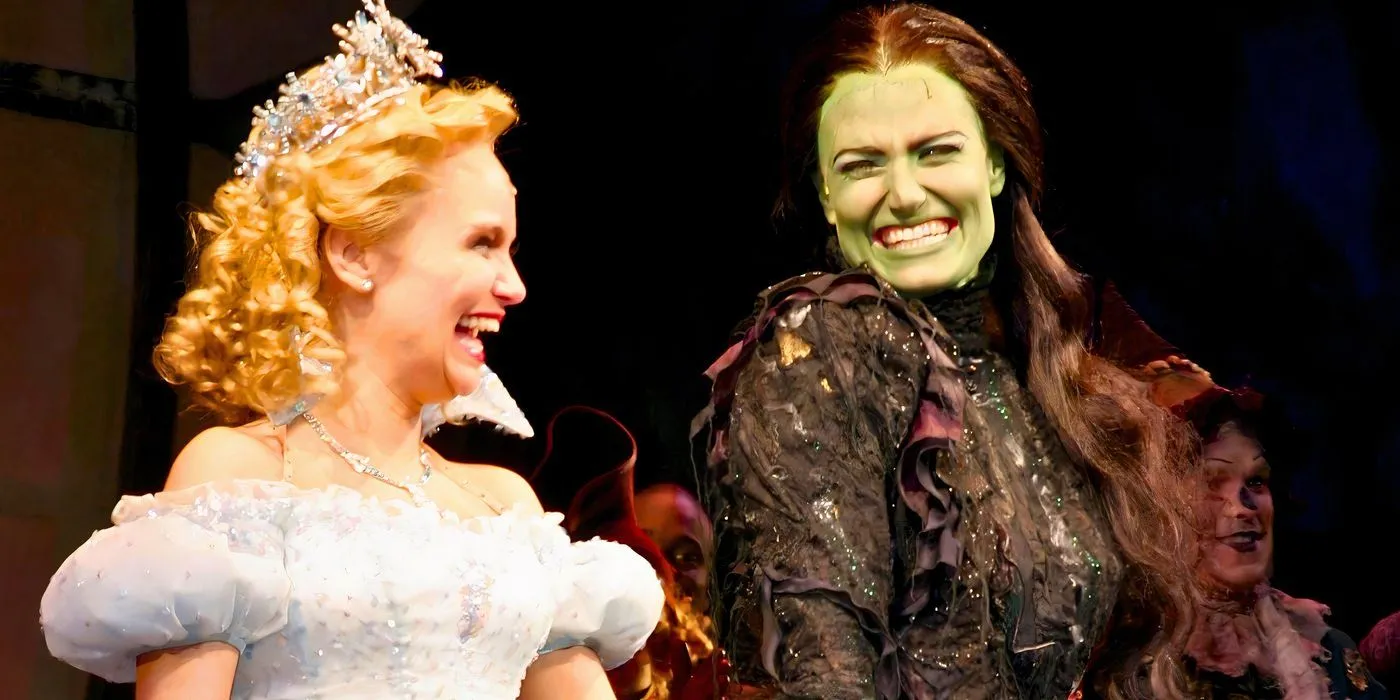 Chenoweth und Menzel in Wicked