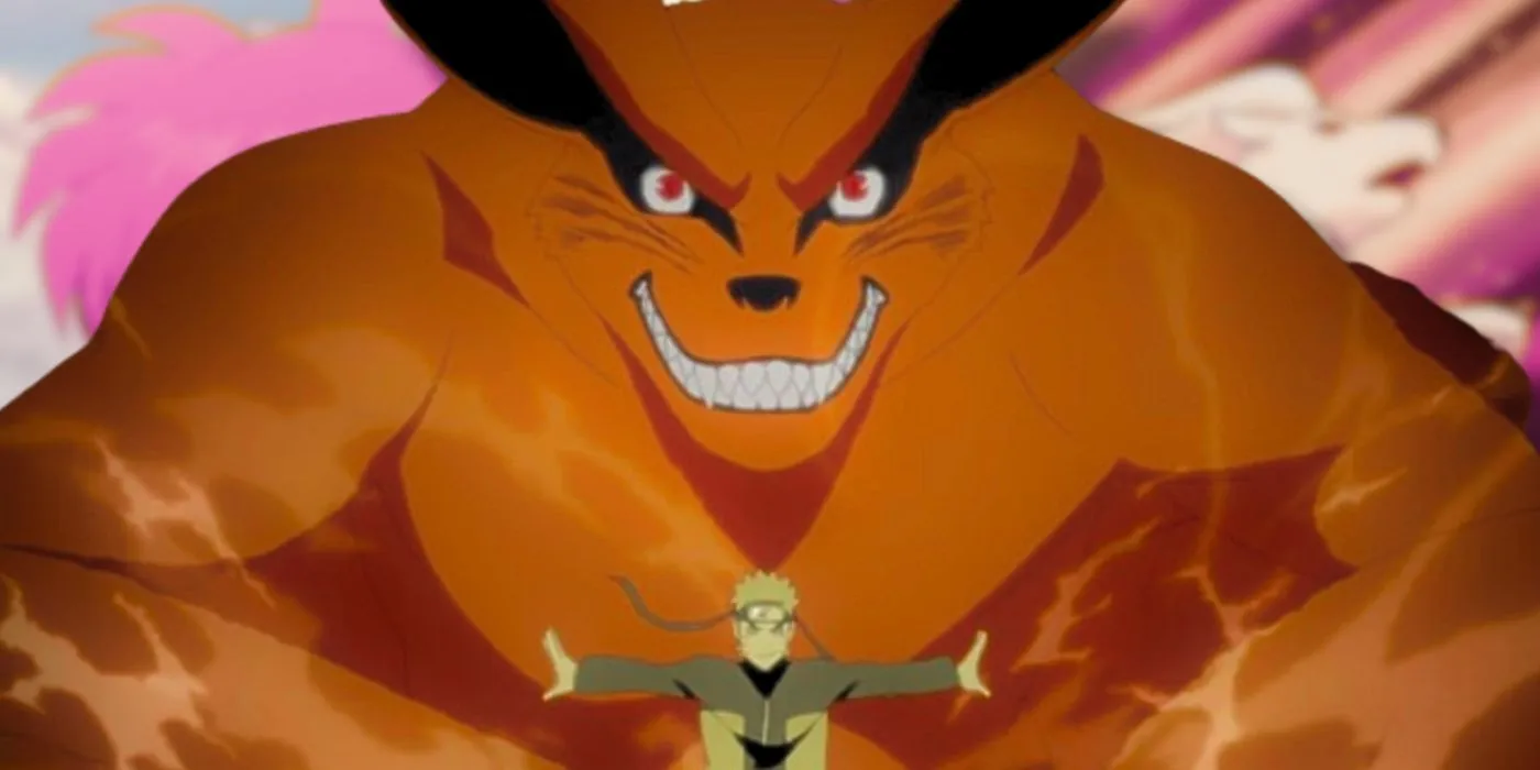 Kurama and Naruto