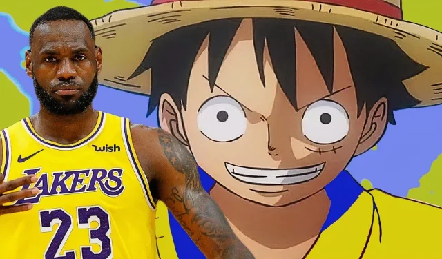 One Piece organizará un evento exclusivo de la NBA con Luffy y LeBron James